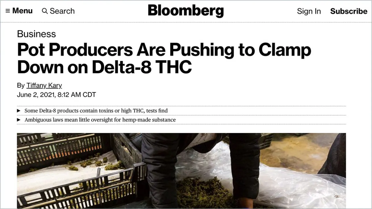 Pot Producers Are Pushing to Clamp Down on Delta-8 THC