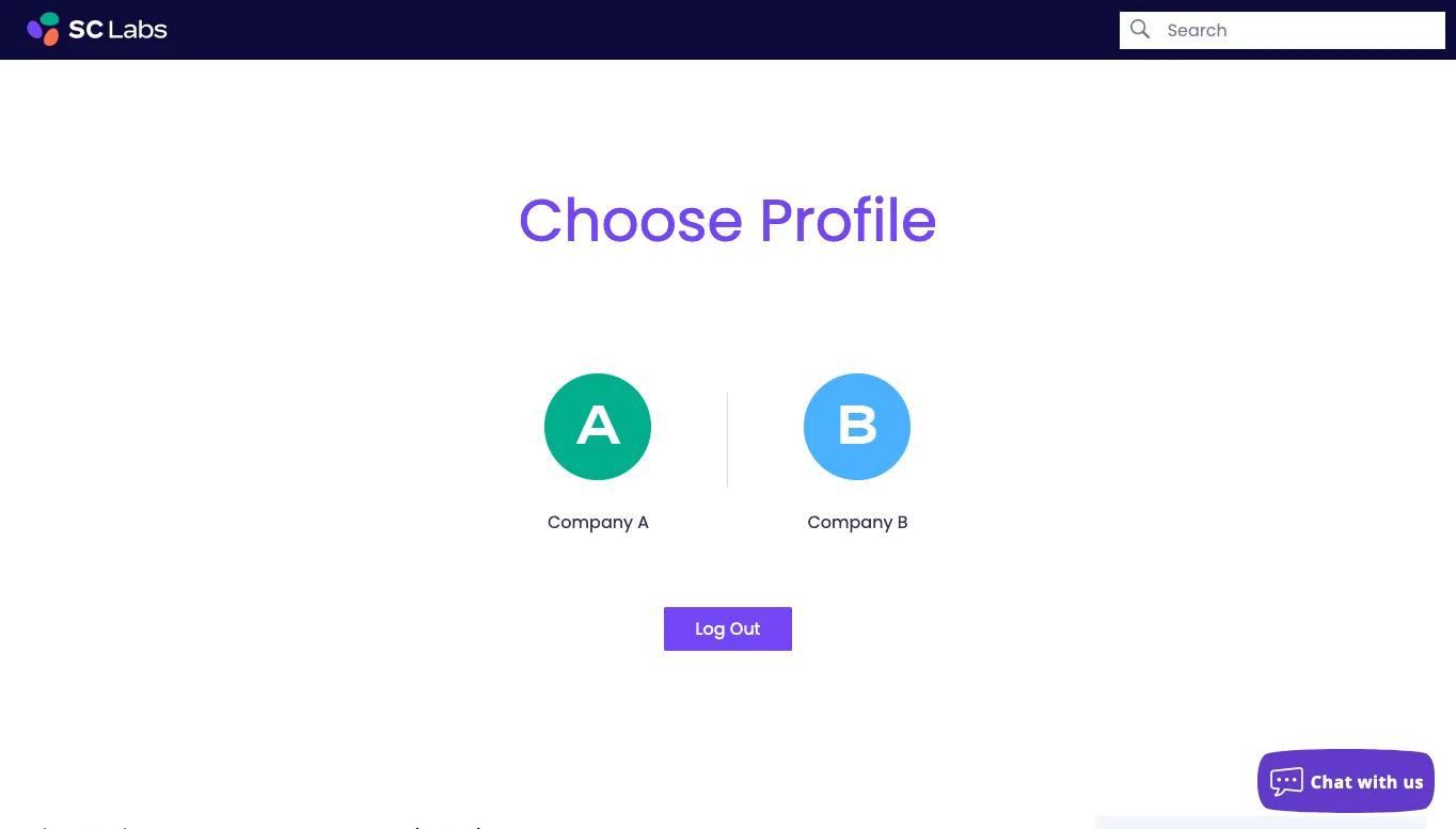 CSP: Choose Profile (desktop)